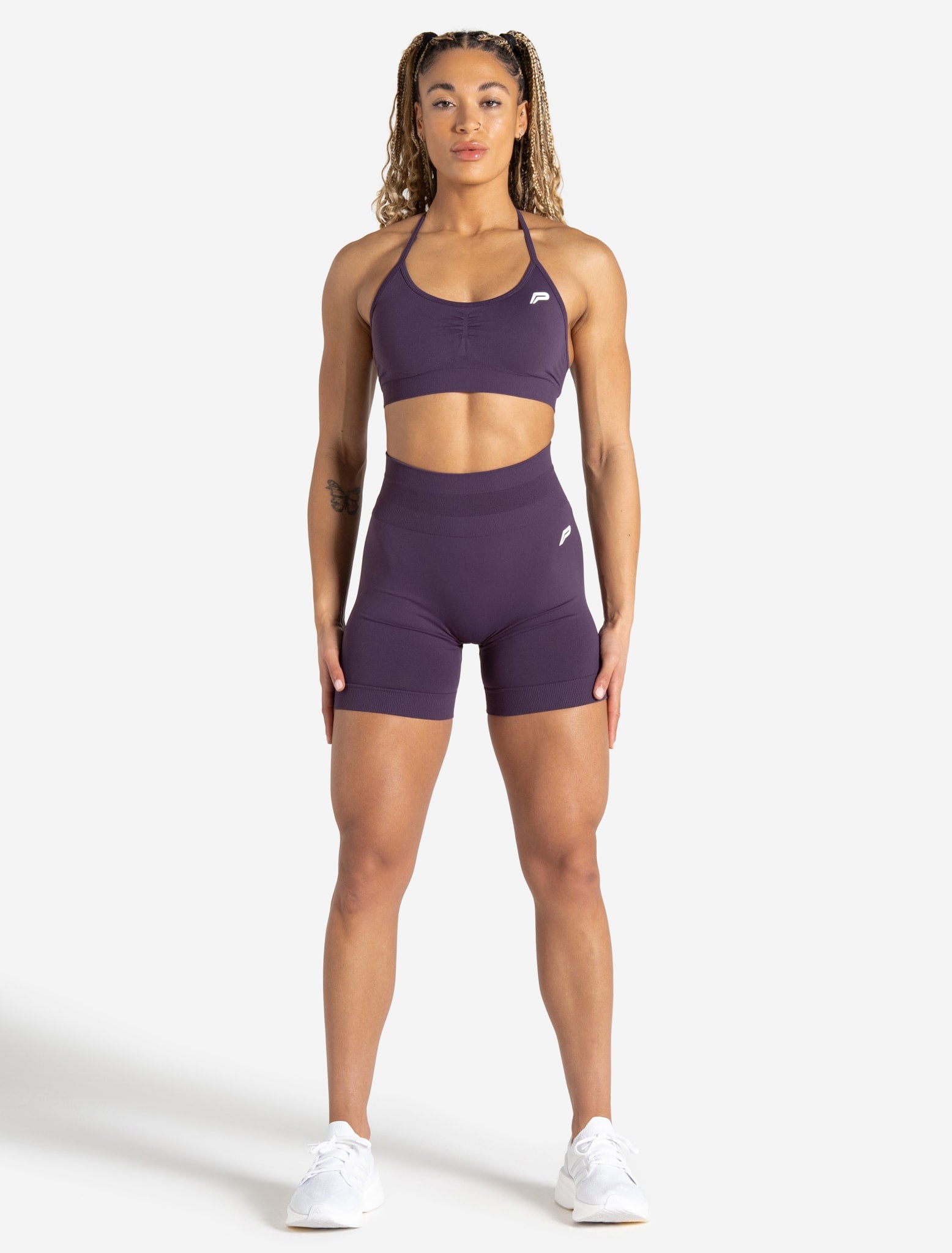 Scrunch Seamless Adjustable Sports Bra - Blackberry Pursue Fitness 5