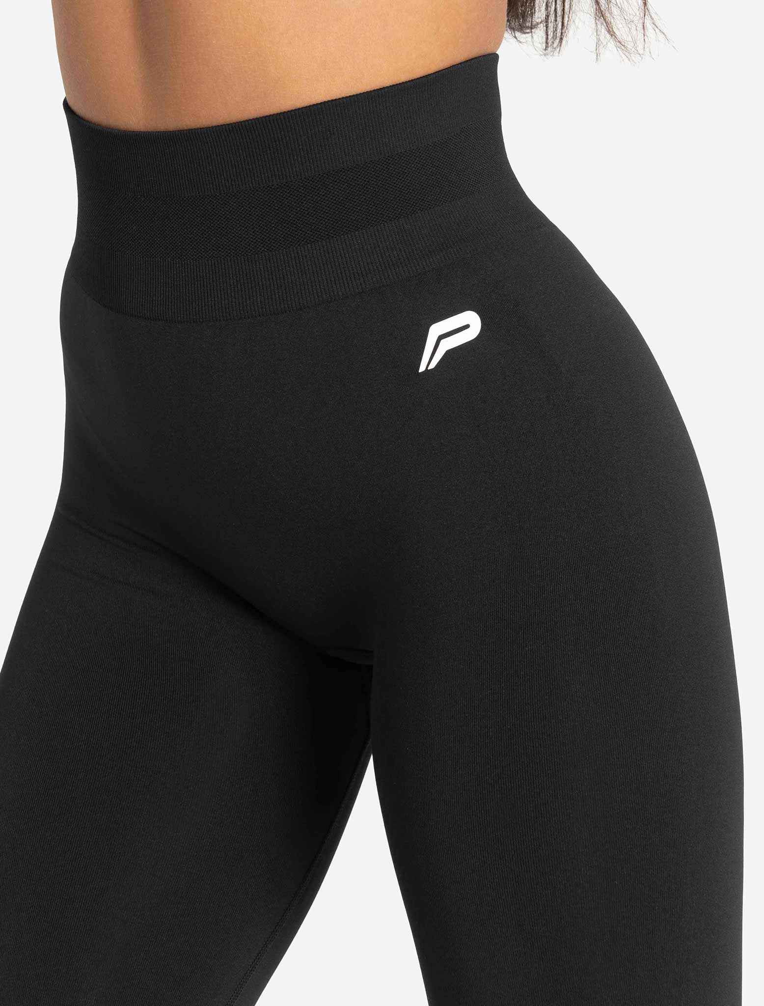 Scrunch Seamless Leggings, Black