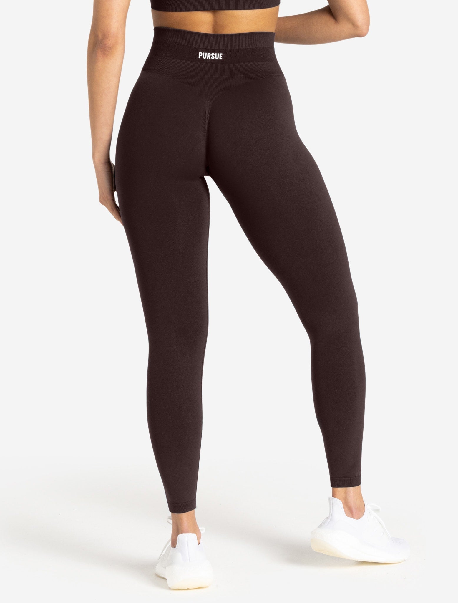 Scrunch Seamless Leggings - Chocolate Plum Pursue Fitness 1