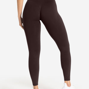 Scrunch Seamless Leggings - Chocolate Plum Pursue Fitness 1