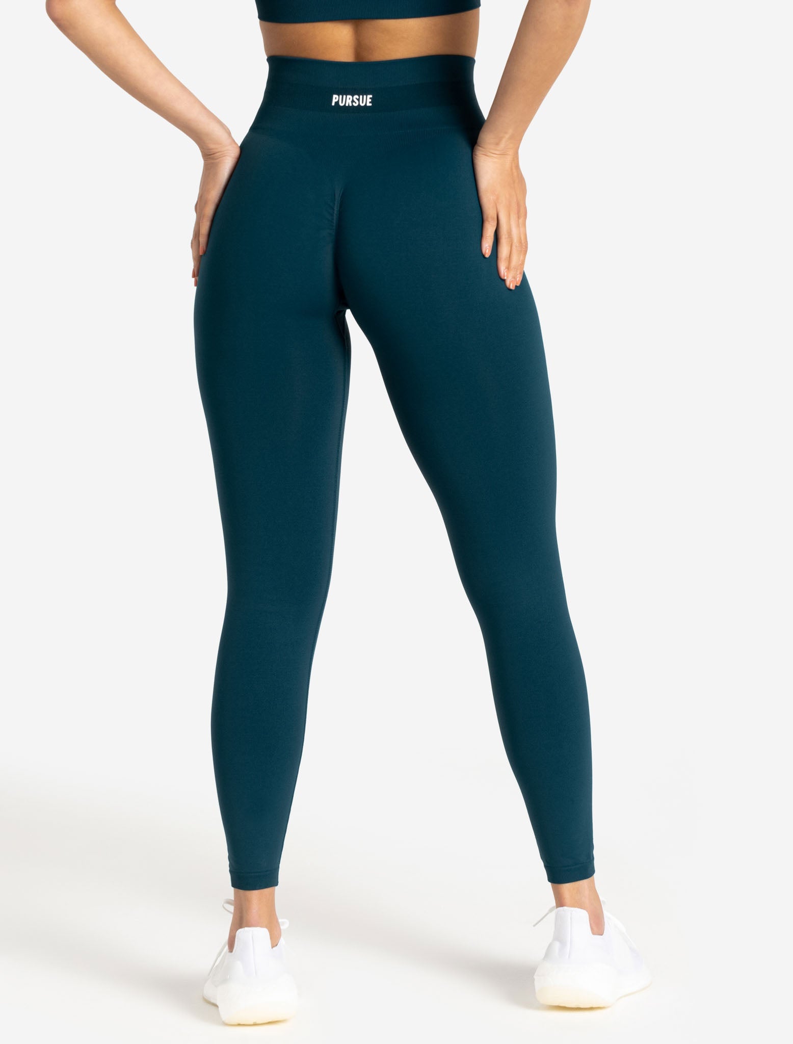 Scrunch Seamless Leggings / Dark Teal Pursue Fitness 5
