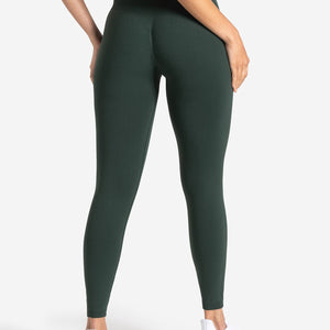 Scrunch Seamless Leggings - Forest Green Pursue Fitness 1