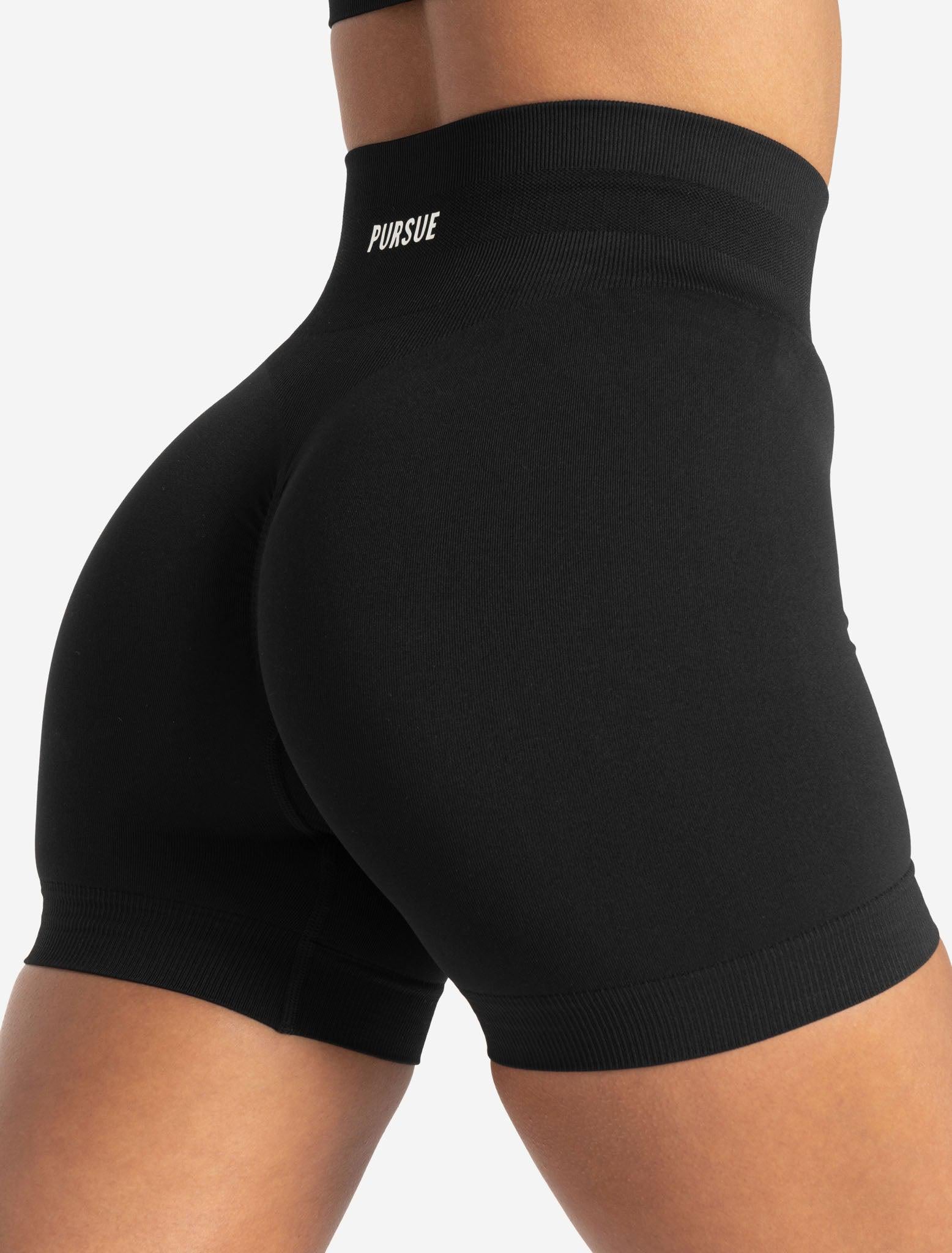 Scrunch Seamless Shorts | Black | Pursue Fitness