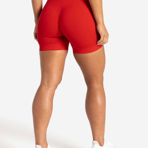Scrunch Seamless Shorts / Candy Red Pursue Fitness 2
