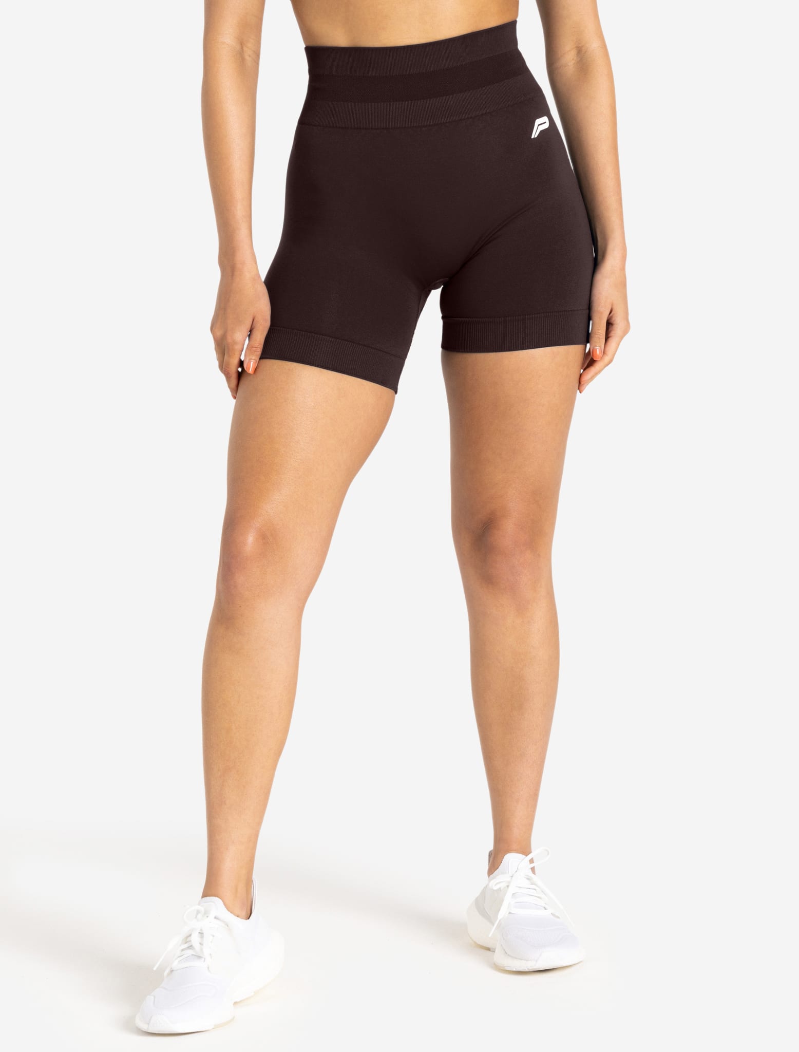 Scrunch Seamless Shorts - Chocolate Plum Pursue Fitness 2