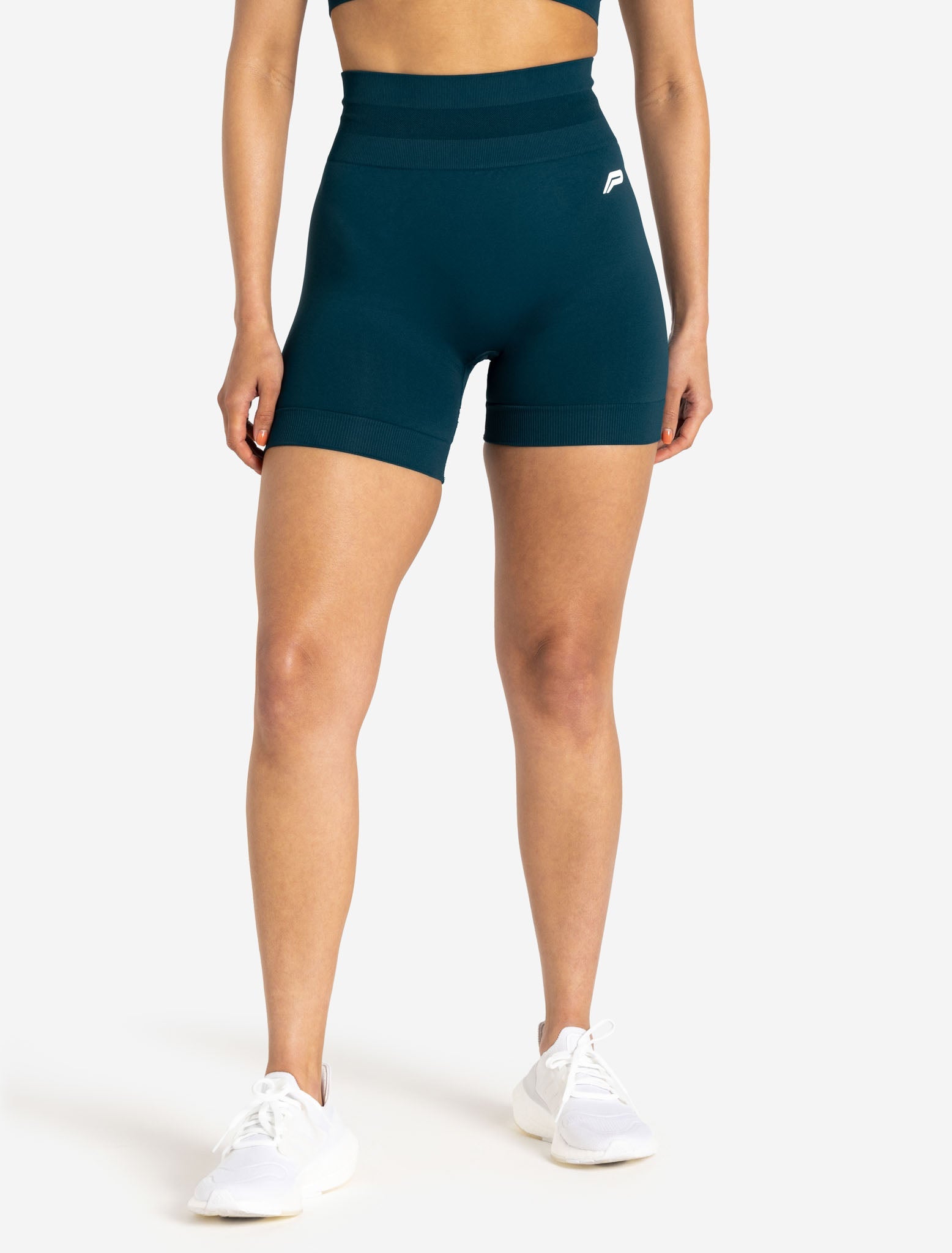 Scrunch Seamless Shorts | Dark Teal | Pursue Fitness