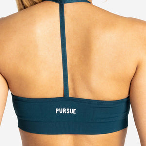 Scrunch Seamless Sports Bra / Dark Teal Pursue Fitness 2