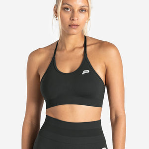 Scrunch Seamless Sports Bra - Woodland Grey Pursue Fitness 1