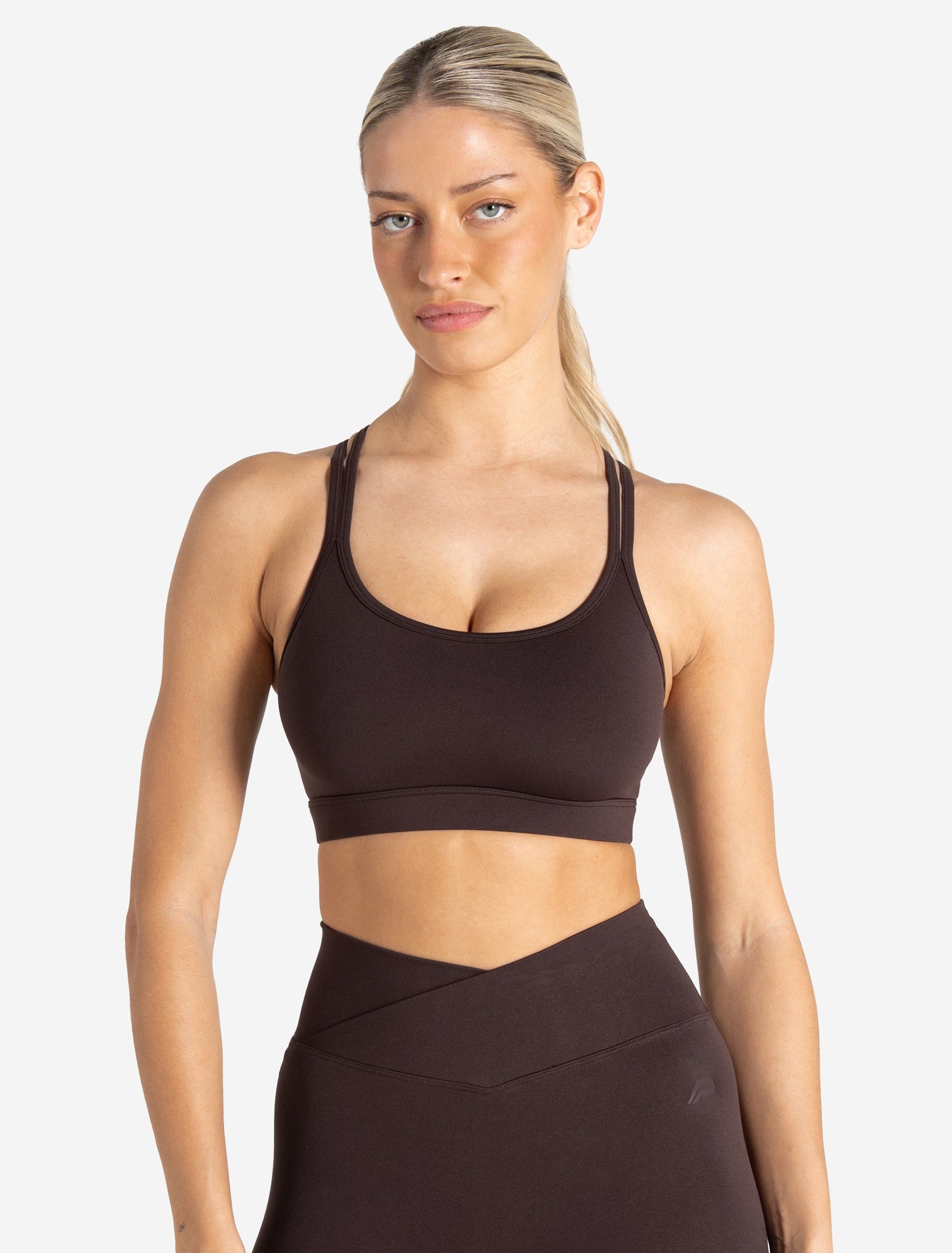 Sculpt Seamless Sports Bra - Espresso Pursue Fitness 1