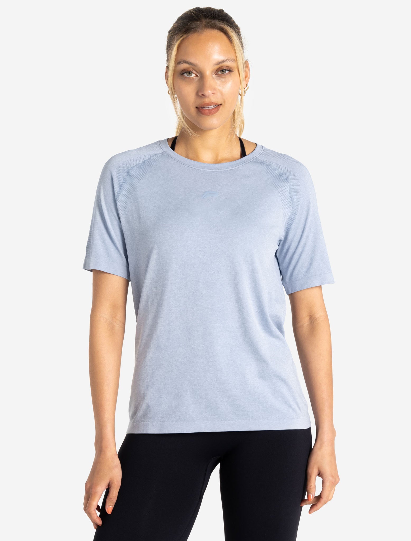Seamless T-Shirt / Blue Marl Pursue Fitness 1