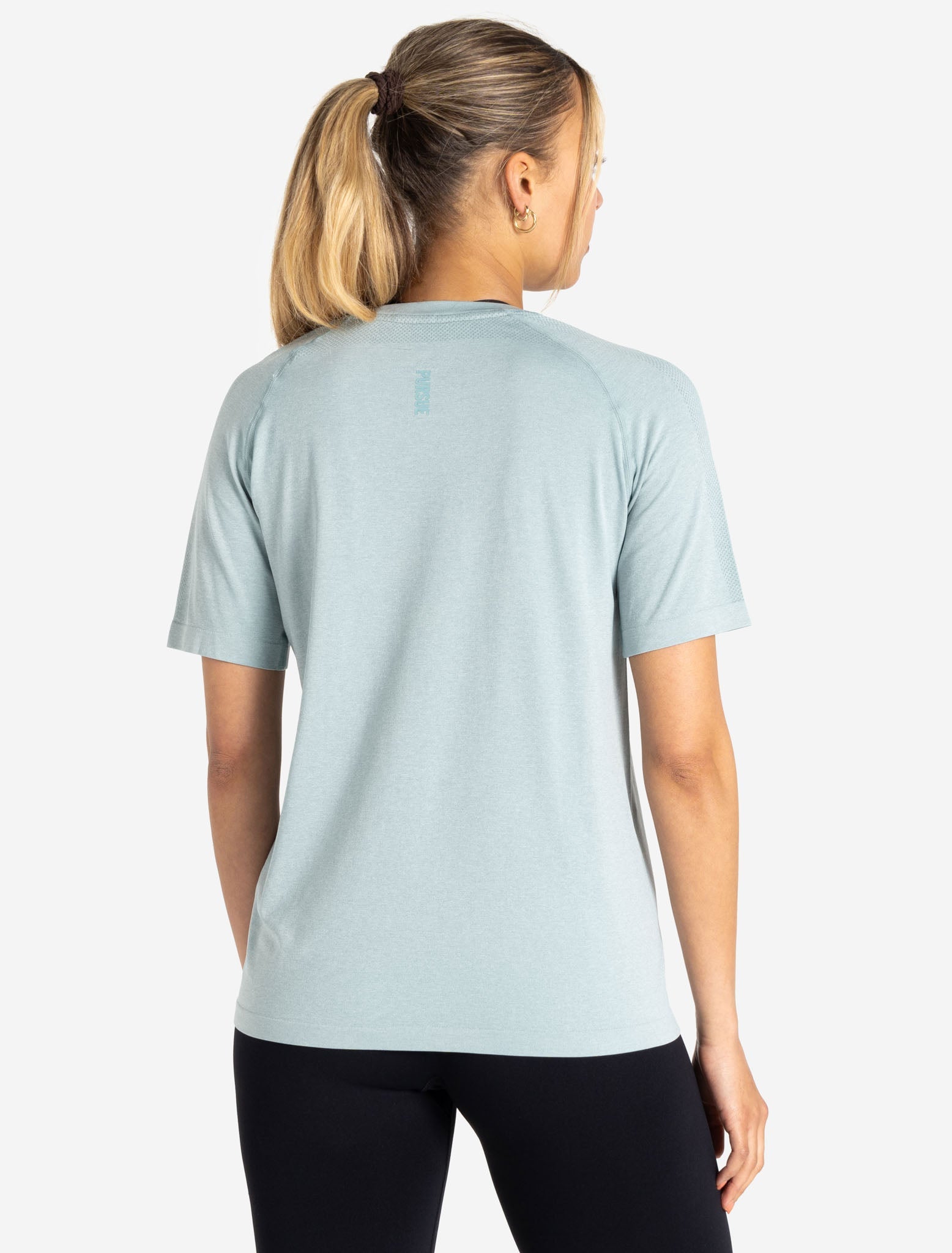 Seamless T-Shirt / Seafoam Green Marl Pursue Fitness 2