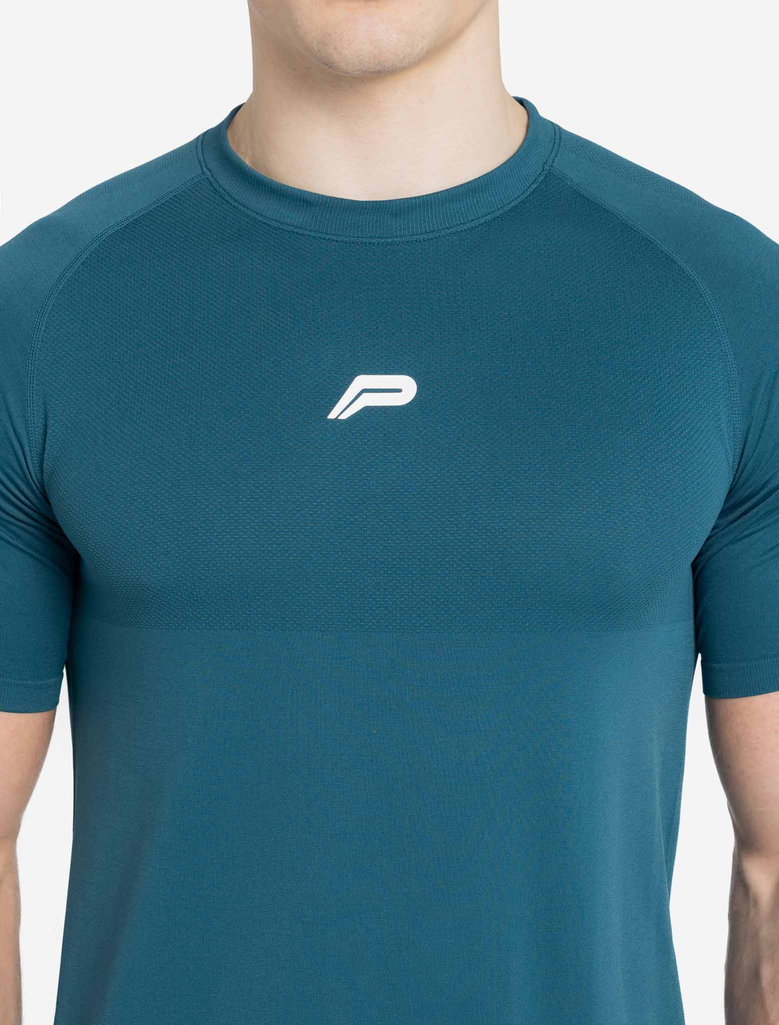 Seamless T-shirt / Teal Pursue Fitness 2