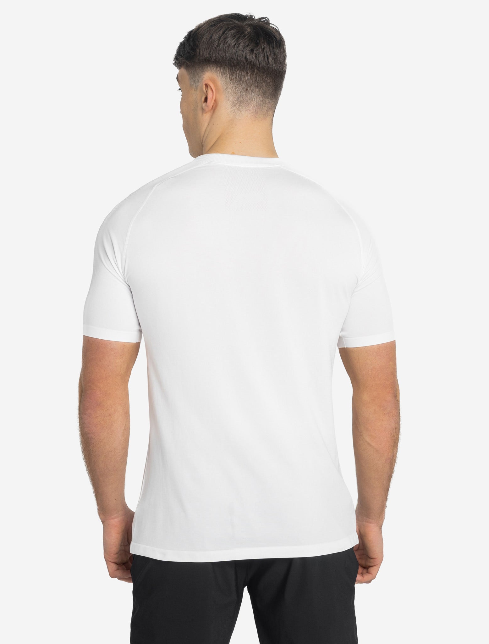 Men s Seamless T Shirt White Pursue Fitness men-s-seamless-t-shirt-white-pursue-fitness
