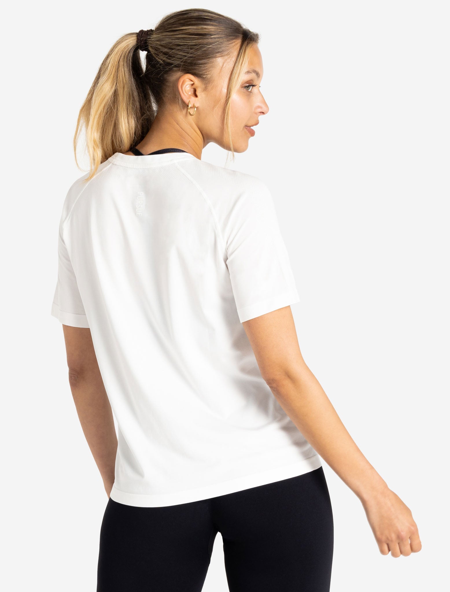 Seamless T-Shirt / White Pursue Fitness 3