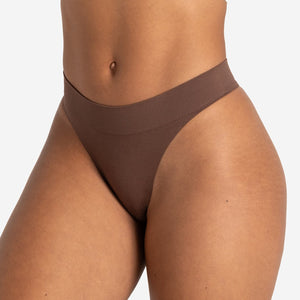 Seamless Thong - Cocoa Pursue Fitness 1