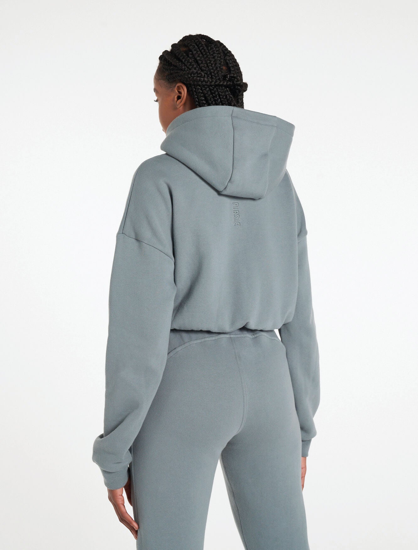 Select Crop Jacket / Teal Pursue Fitness 4