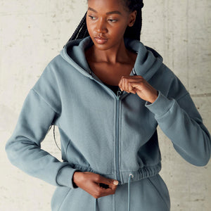 Select Crop Jacket / Teal Pursue Fitness 1