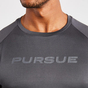 Statement T-Shirt / Onyx Grey Pursue Fitness 2