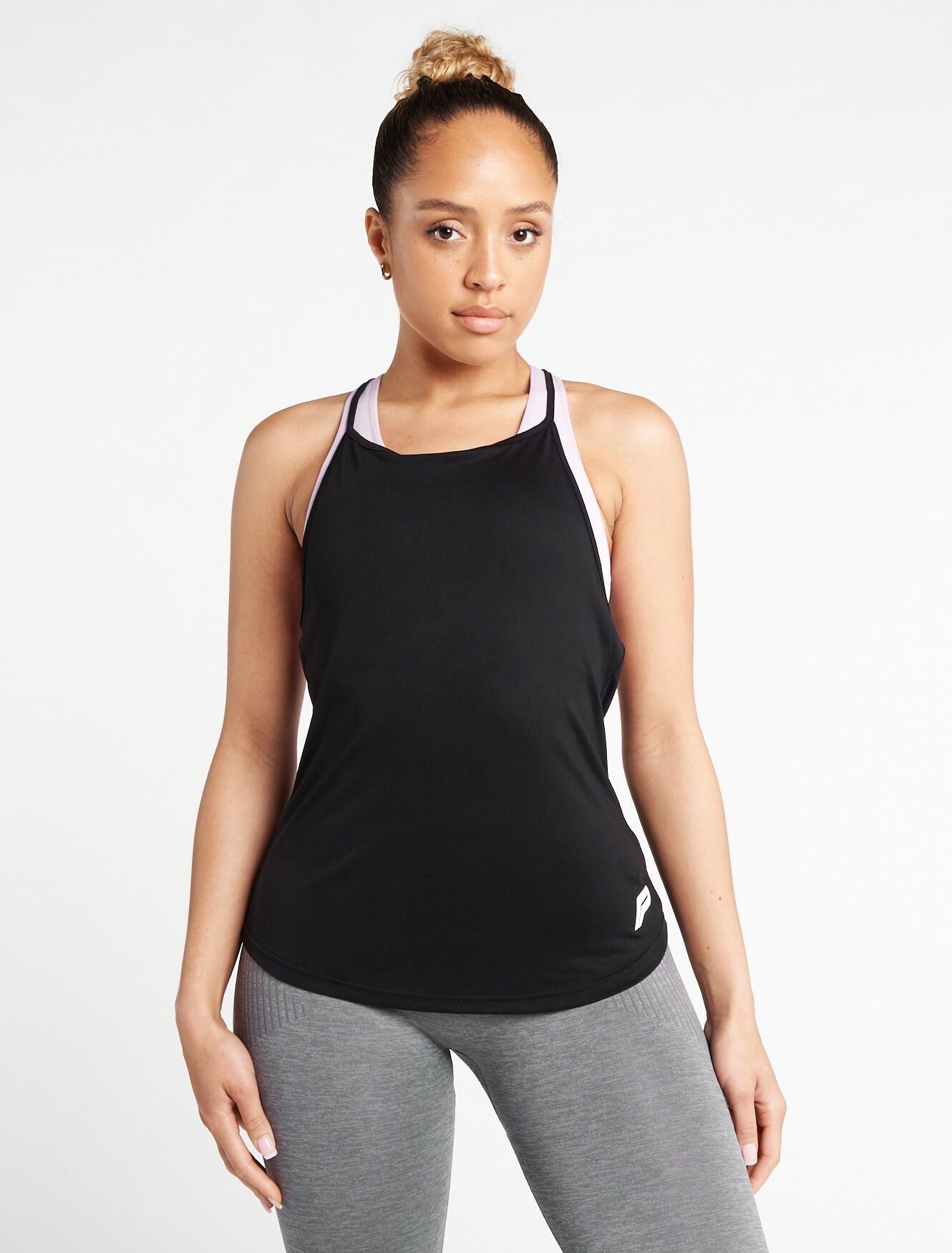 Strappy Back Vest / Black Pursue Fitness 1