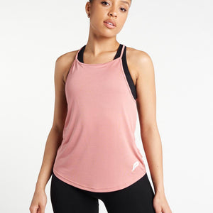 Strappy Back Vest / Dusky Pink Pursue Fitness 2