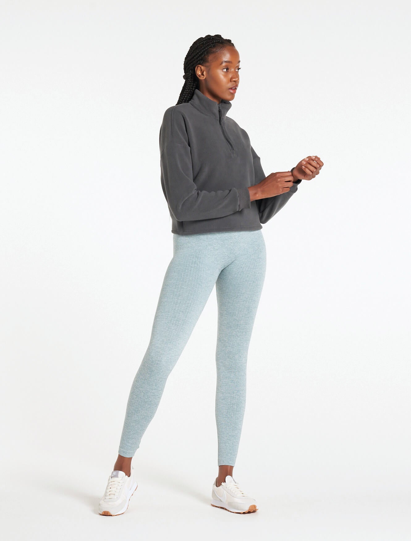 Supersoft 1/4 Zip Fleece in Slate | Women's | Pursue Fitness