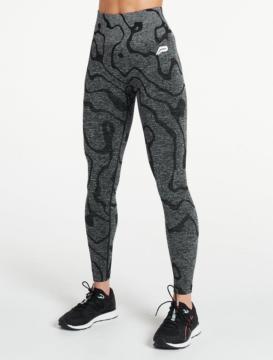 Sustainable Seamless High Waisted Leggings | Black | Pursue Fitness