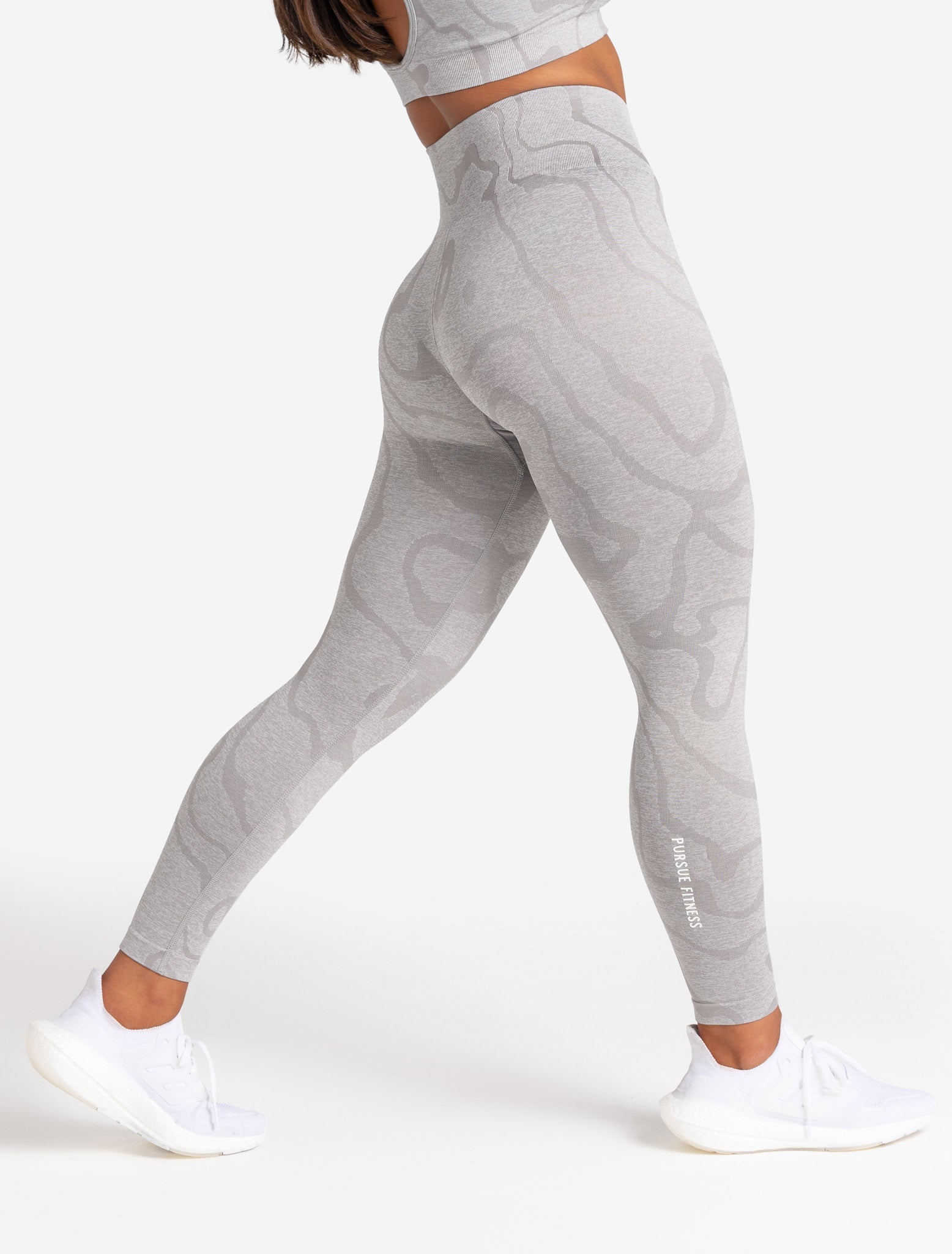 Women's Grey Frequency Go-To Legging by Pact Apparel - Work Well Daily