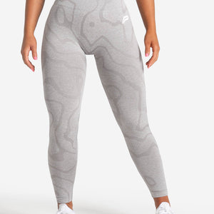 Sustainable Seamless Leggings / Cloud Grey Pursue Fitness 1