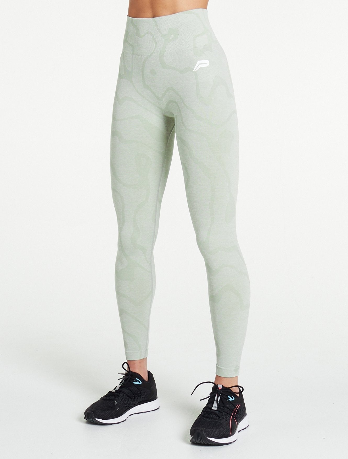 Sustainable Seamless Leggings / Sage Green Pursue Fitness 1