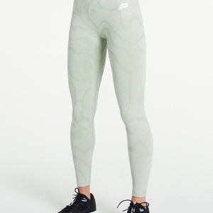 Sustainable Seamless Leggings / Sage Green Pursue Fitness 1