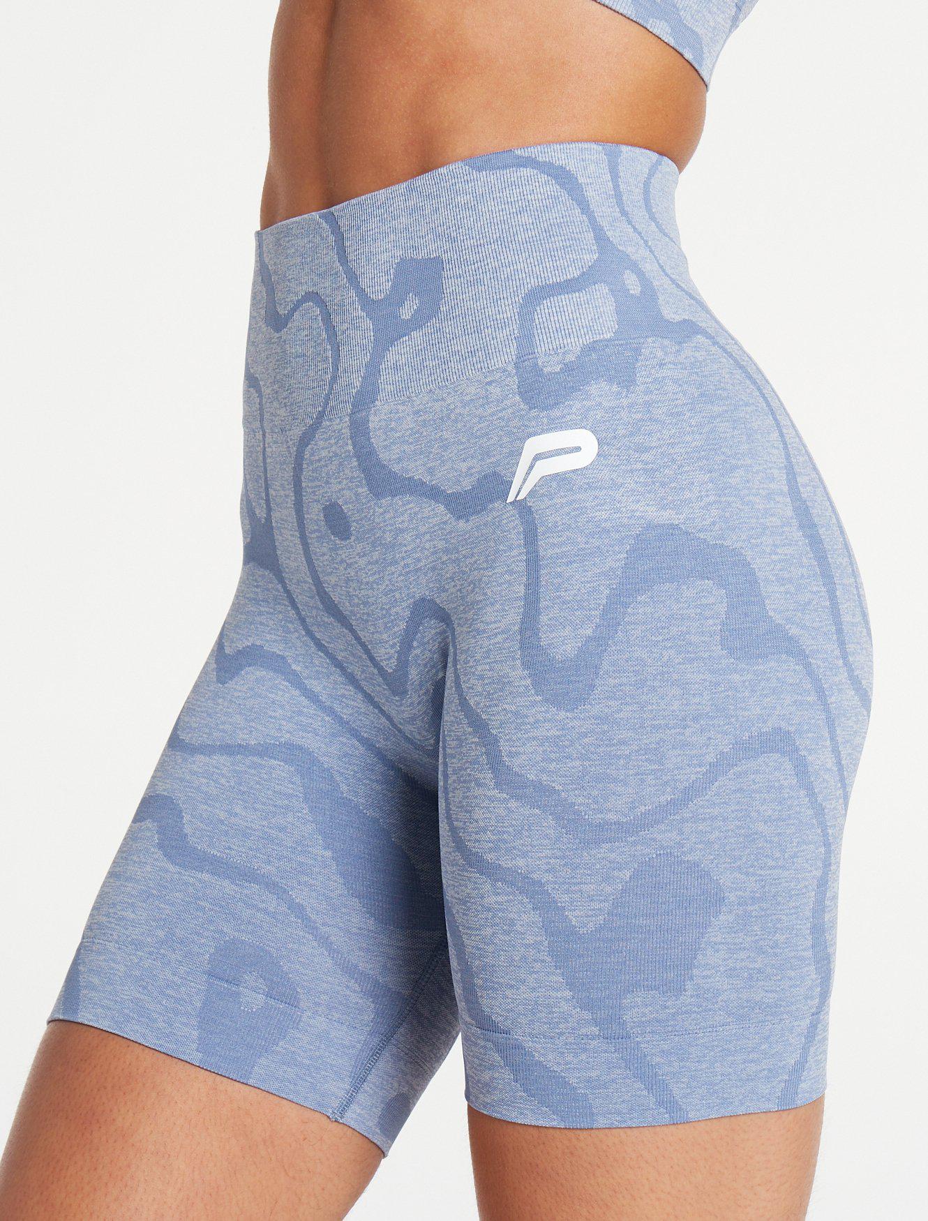 Sustainable Seamless Shorts / Blue Pursue Fitness 5