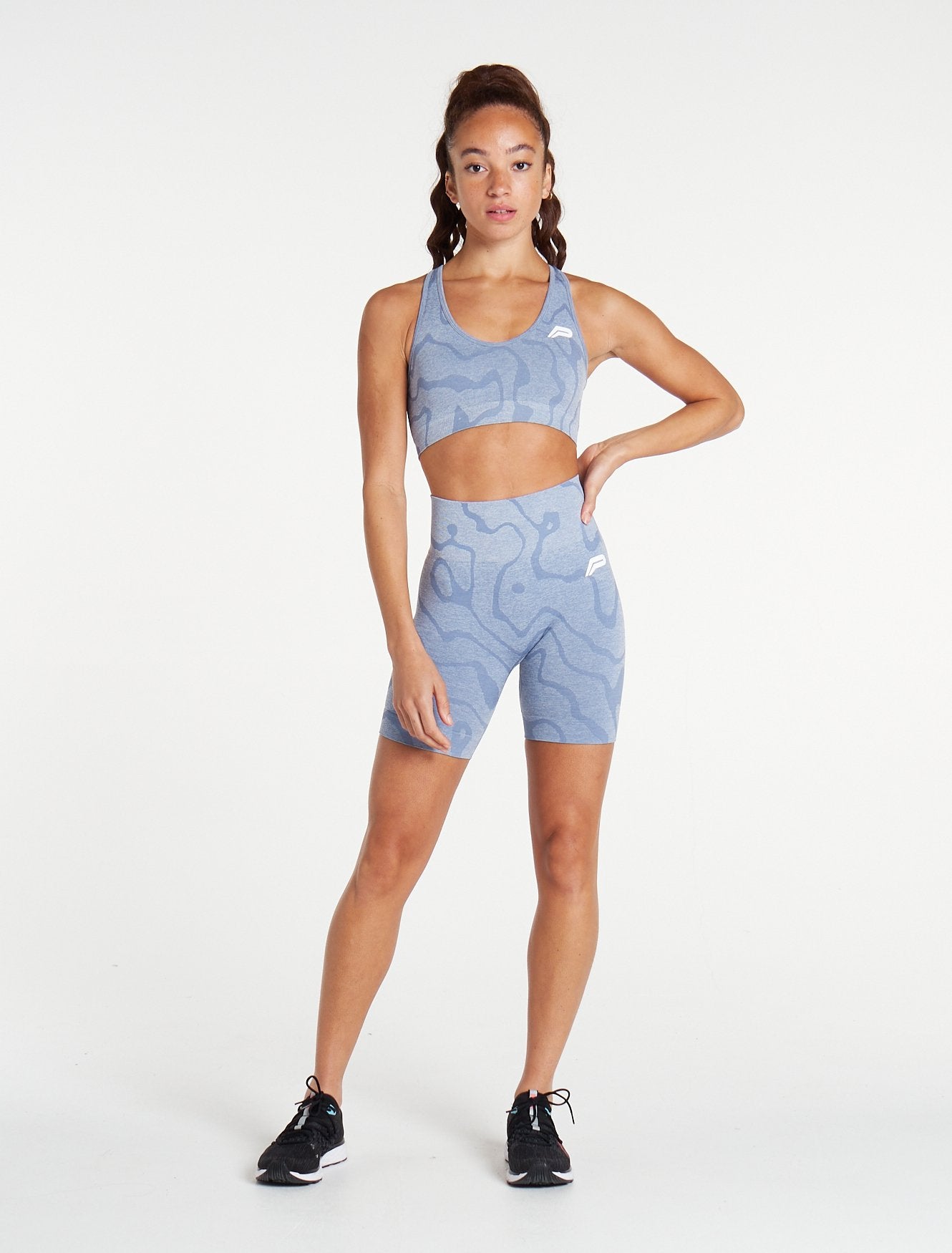 Move Seamless Shorts - Blue Marl