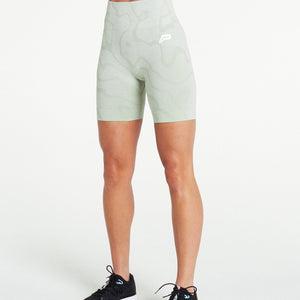 Sustainable Seamless Shorts / Sage Green Pursue Fitness 1