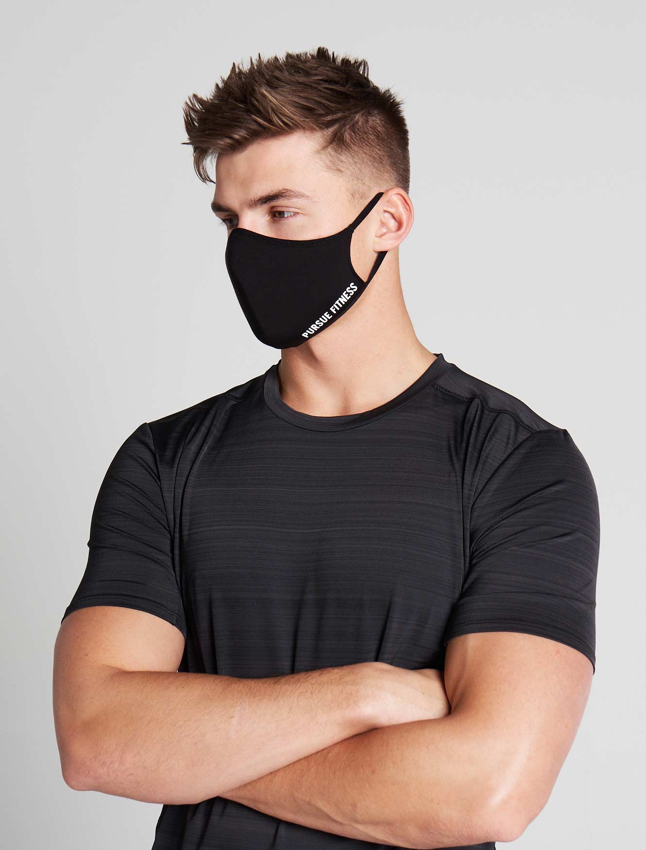 The Face Mask / Black (Unisex) Pursue Fitness 4