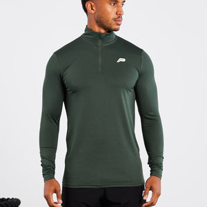 Training ¼ Zip / Dark Green Pursue Fitness 1