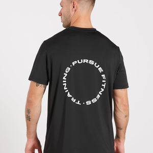 Training Club Relaxed Fit T-Shirt - Black Pursue Fitness 2