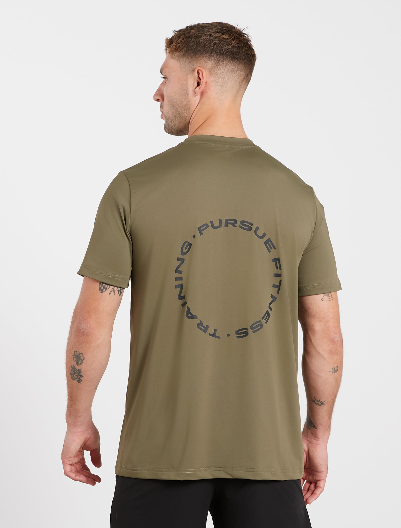 Training Club Relaxed Fit T-Shirt - Dull Olive Pursue Fitness 2