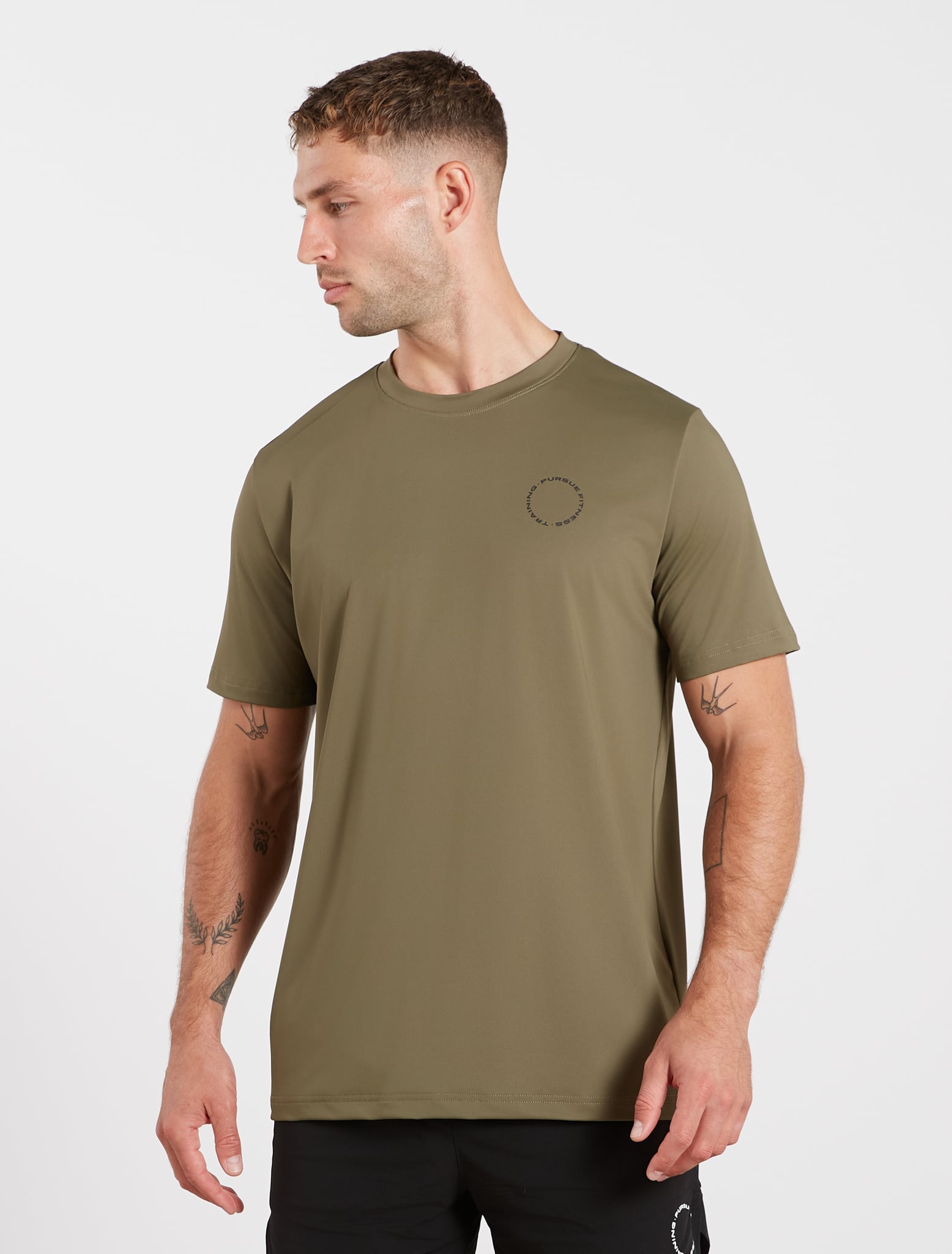 Training Club Relaxed Fit T-Shirt - Dull Olive Pursue Fitness 1