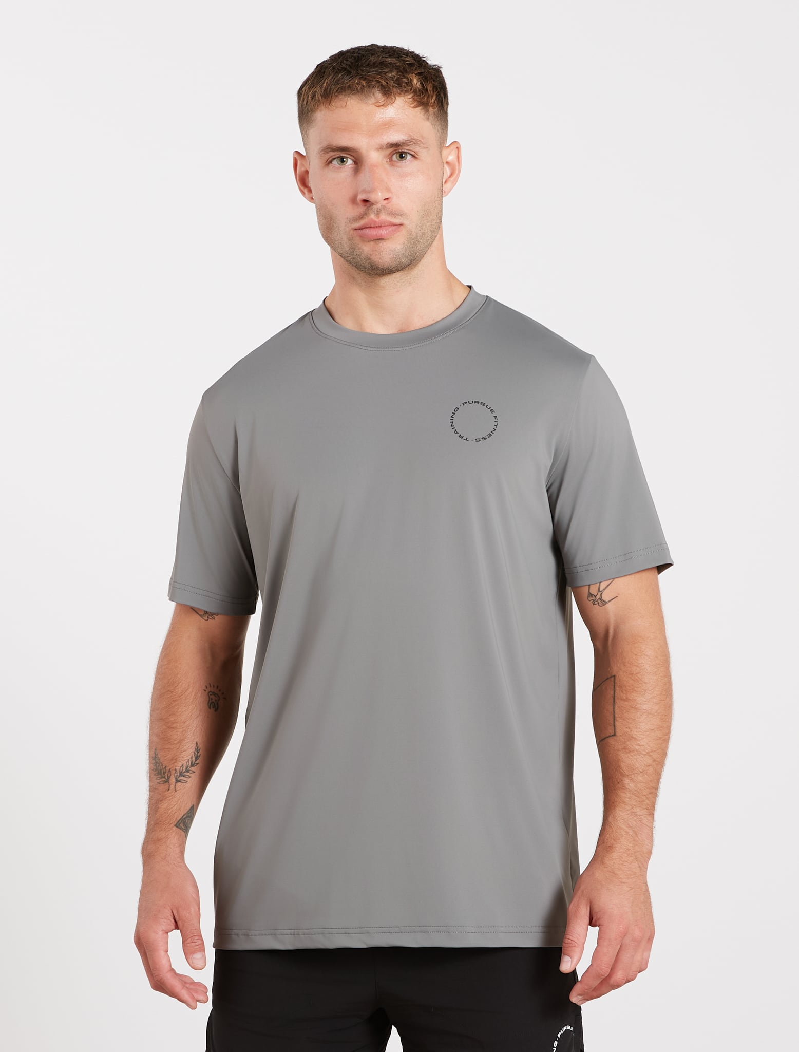 Training Club Relaxed Fit T-Shirt - Storm Grey Pursue Fitness 1