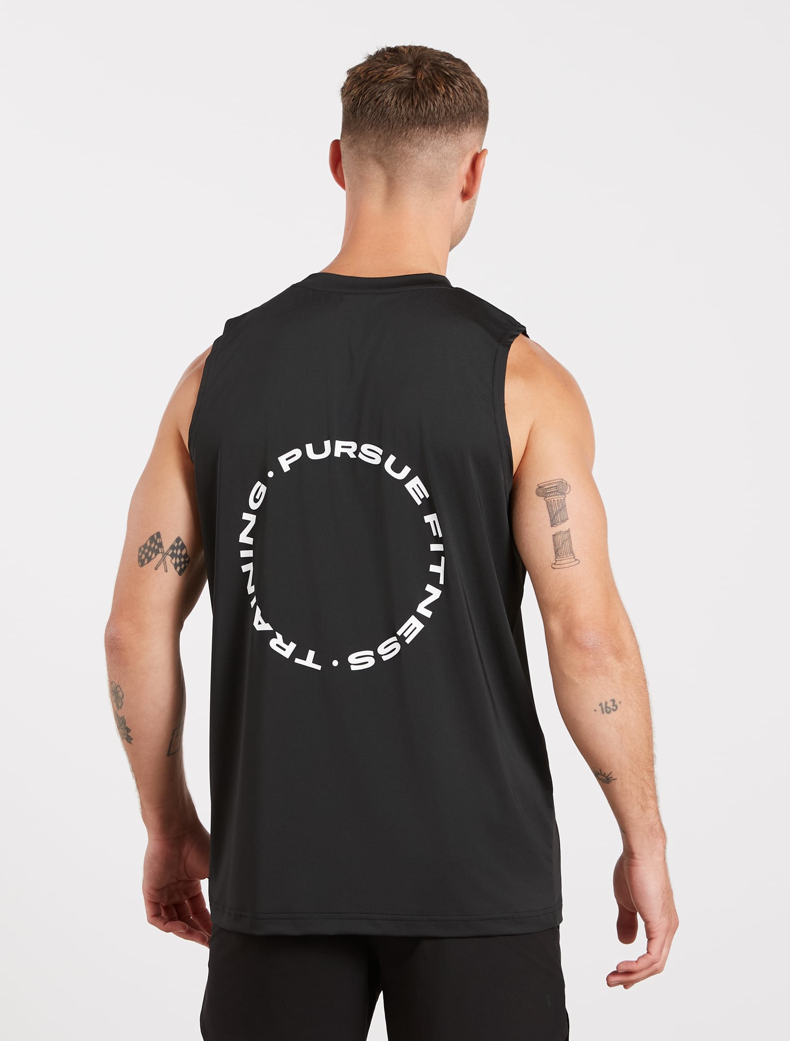 Training Club Relaxed Fit Tank - Black Pursue Fitness 6
