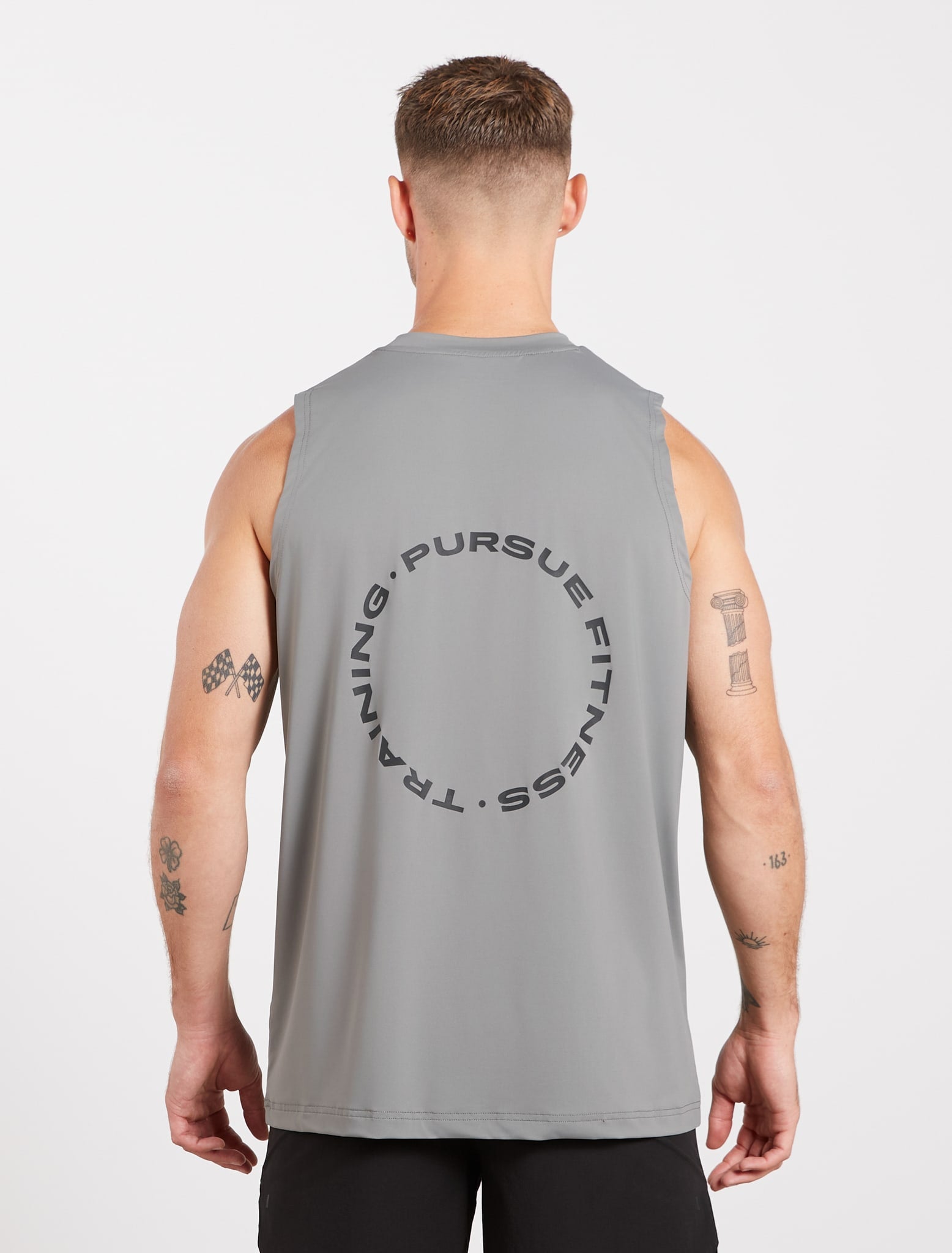 Training Club Relaxed Fit Tank - Storm Grey Pursue Fitness 2
