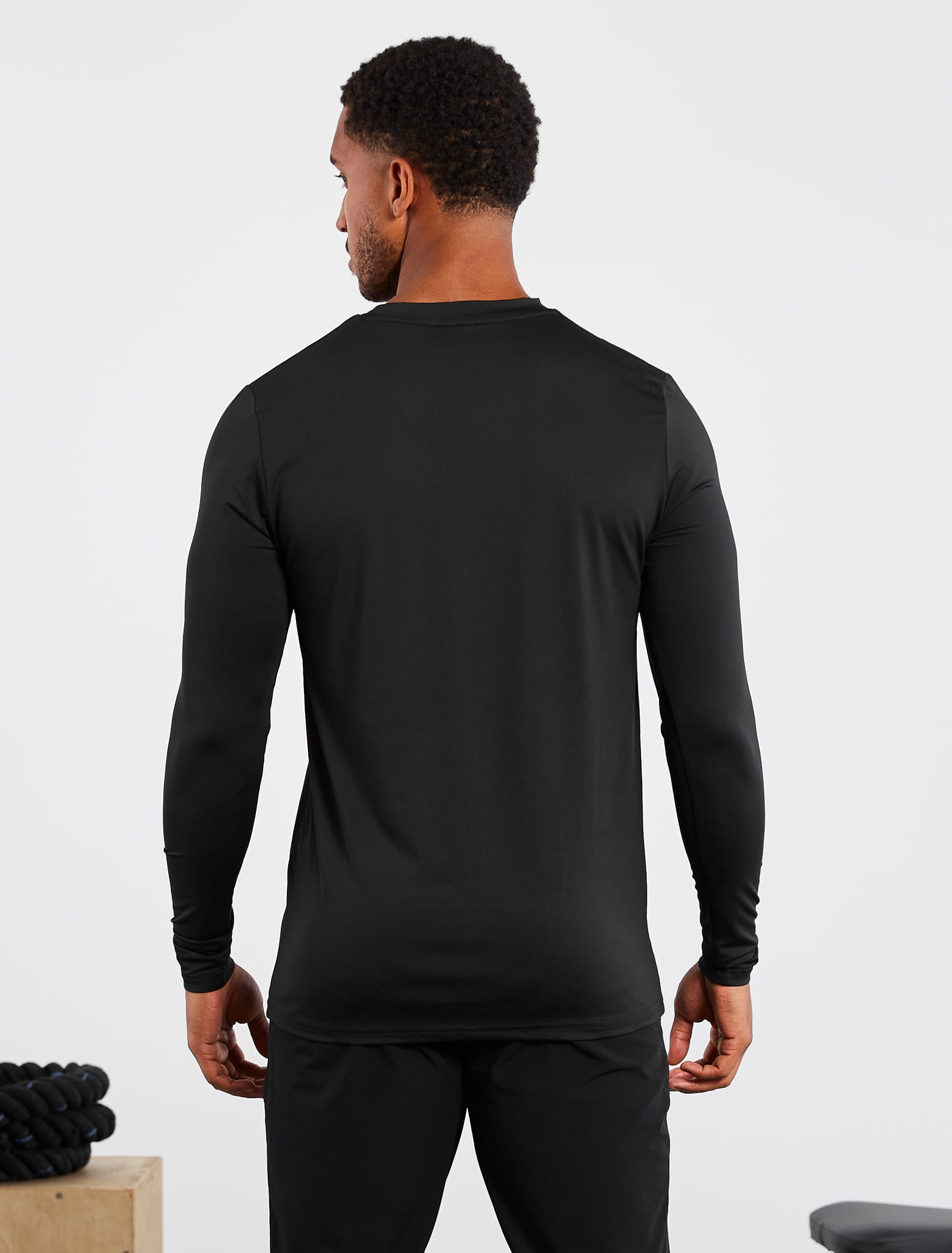 Training Long Sleeve T-Shirt / Black Pursue Fitness 2