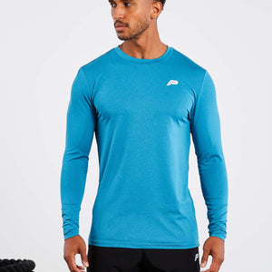 Training Long Sleeve T-Shirt / Blue Pursue Fitness 1