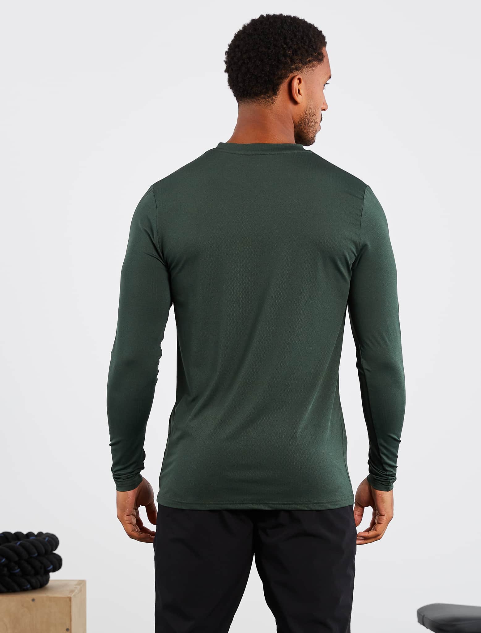 Training Long Sleeve T-Shirt / Dark Green Pursue Fitness 2