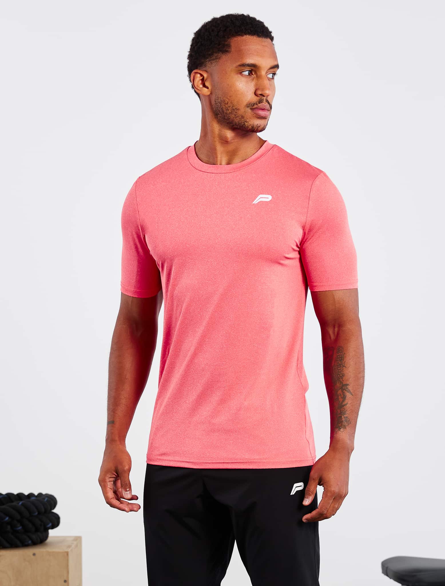 Training T-Shirt / Coral Pursue Fitness 1