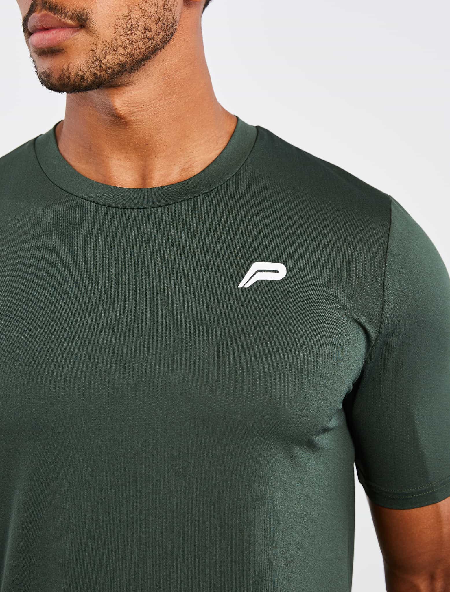 Training T-Shirt / Dark Green Pursue Fitness 4