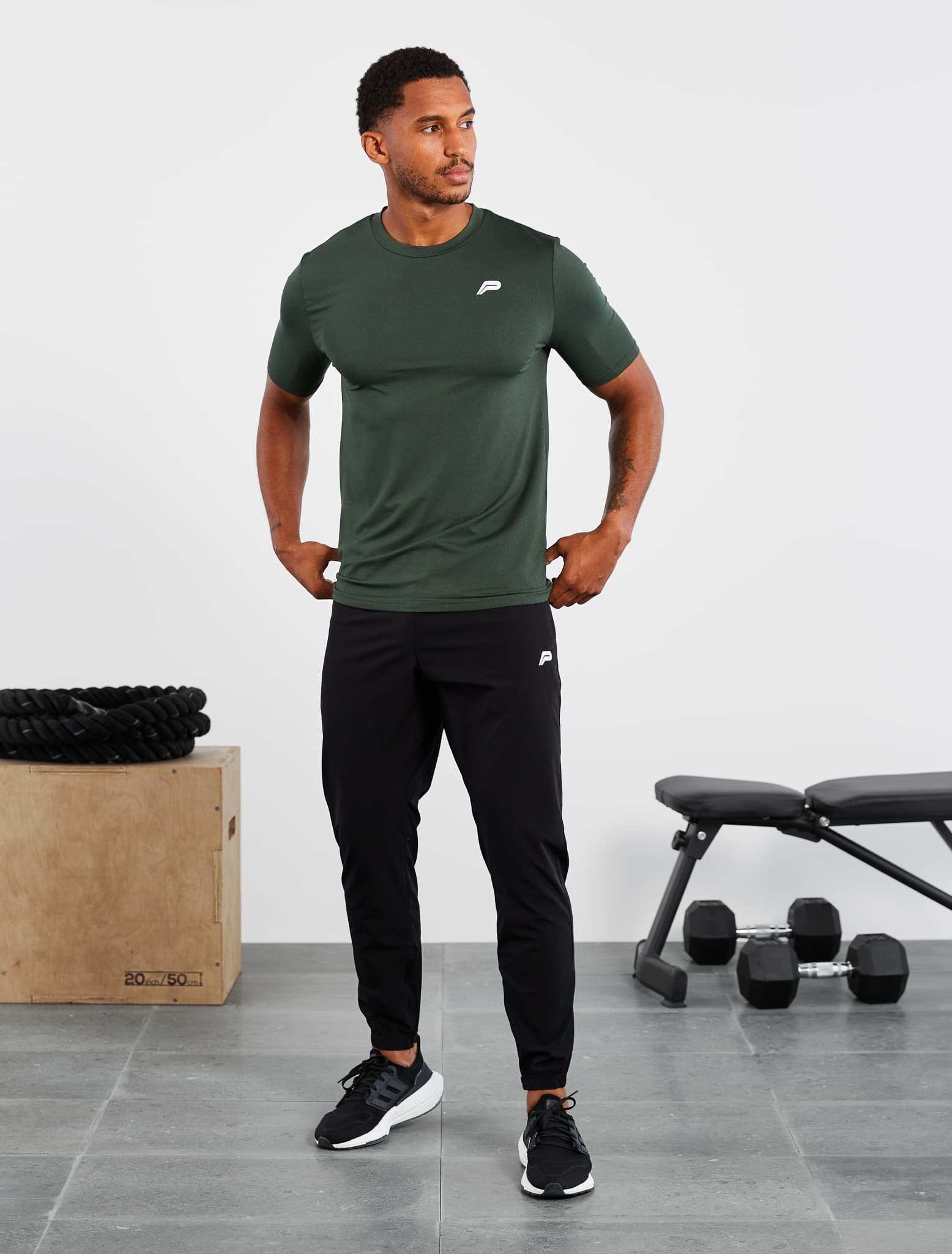 Training T-Shirt / Dark Green Pursue Fitness 6