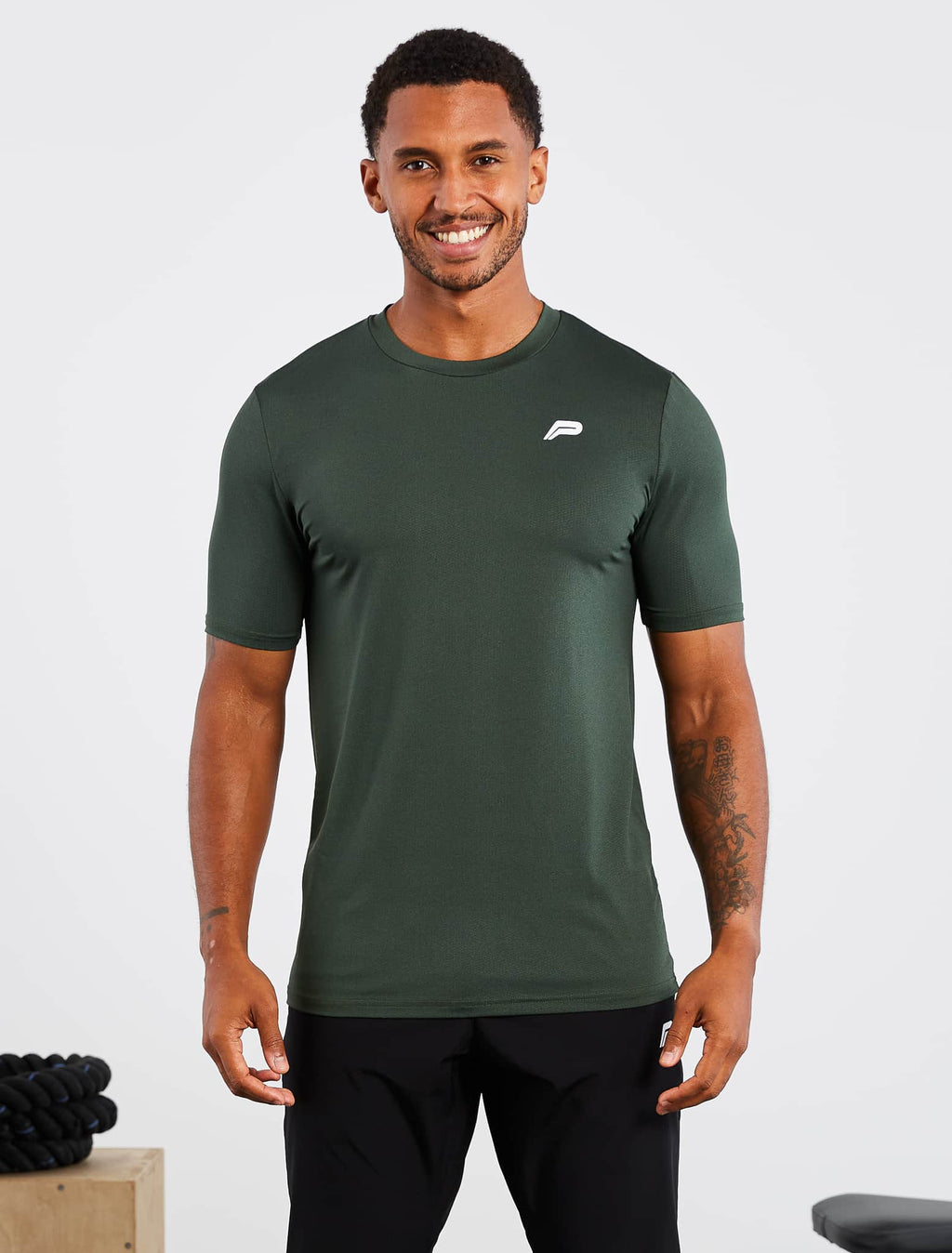 Training T-Shirt | Dark Green | Pursue Fitness