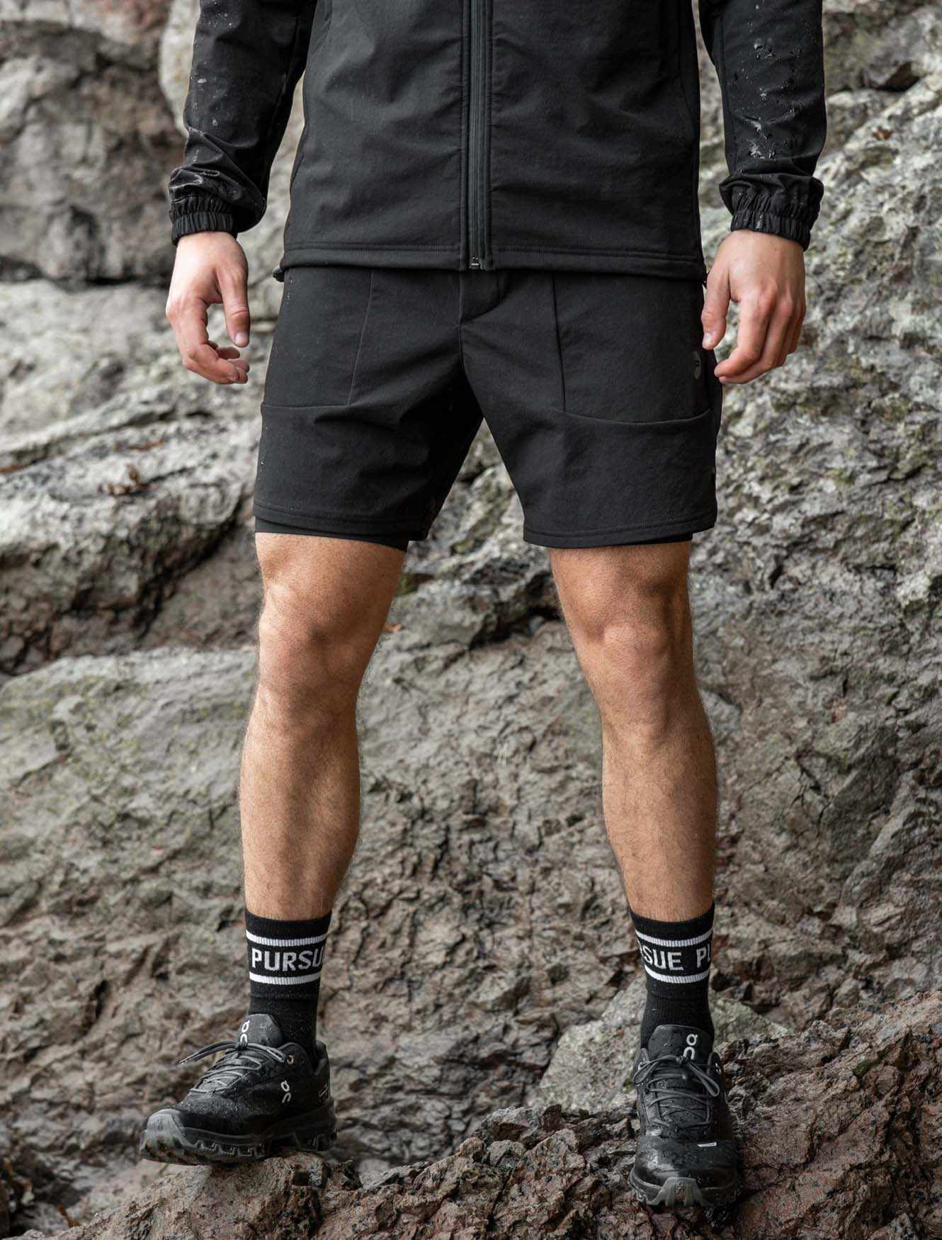 Utility 2-in-1 Shorts / Black Pursue Fitness 5