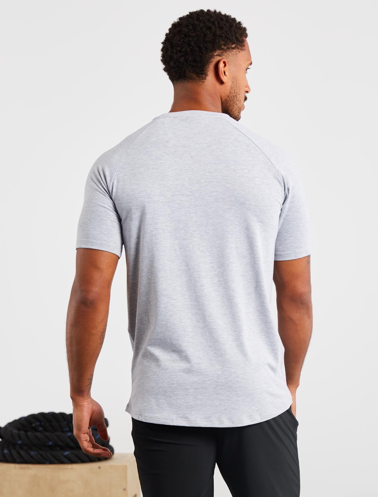 Utility T-Shirt | Grey Marl | Pursue Fitness
